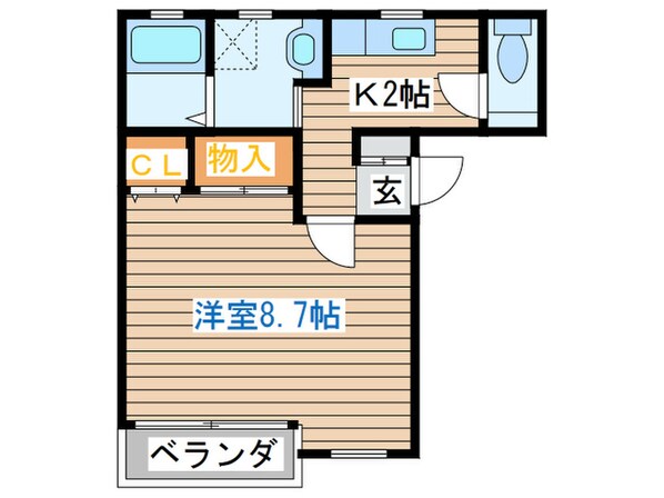 グランソール南仙台の物件間取画像